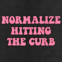 Normalize Hitting The Curb Funny Apparel Golf Towel