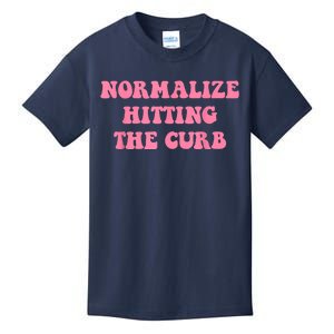 Normalize Hitting The Curb Funny Apparel Kids T-Shirt