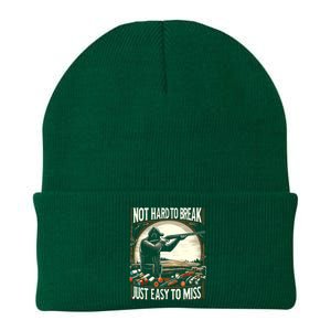 Not Hard To Break Easy To Miss Funny Skeet Knit Cap Winter Beanie