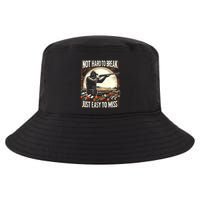 Not Hard To Break Easy To Miss Funny Skeet Cool Comfort Performance Bucket Hat