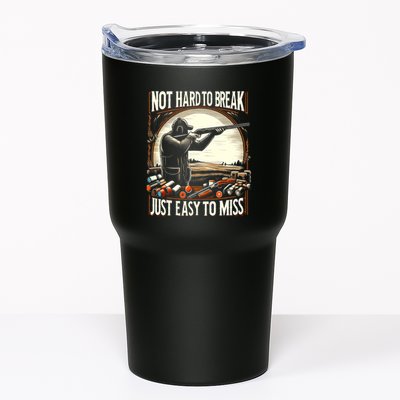 Not Hard To Break Easy To Miss Funny Skeet Tumbler