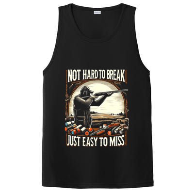 Not Hard To Break Easy To Miss Funny Skeet PosiCharge Competitor Tank