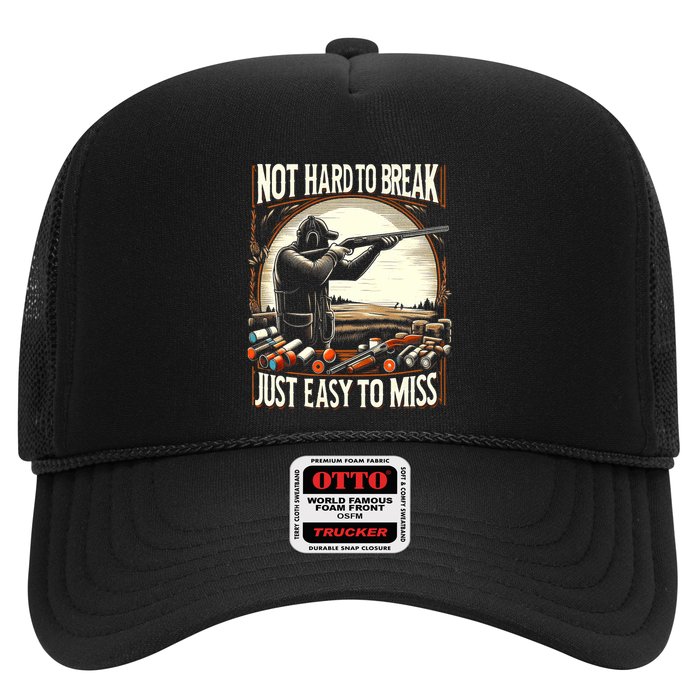 Not Hard To Break Easy To Miss Funny Skeet Hat