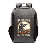 Not Hard To Break Easy To Miss Funny Skeet Vector Backpack