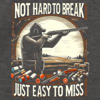 Not Hard To Break Easy To Miss Funny Skeet Vector Backpack
