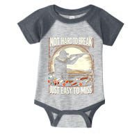 Not Hard To Break Easy To Miss Funny Skeet Infant Baby Jersey Bodysuit