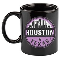 Neon Houston Texas Logo 11oz C Handle Ceramic Mug
