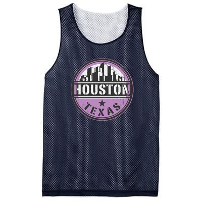 Neon Houston Texas Logo Mesh Reversible Basketball Jersey Tank