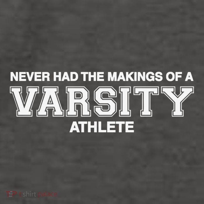 Never Had The Makings Of A Varsity Athlete Vector Backpack