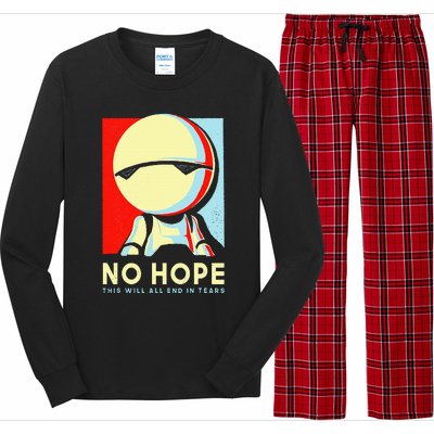 No Hope This Will All End In Tears Long Sleeve Pajama Set