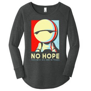 No Hope This Will All End In Tears Women's Perfect Tri Tunic Long Sleeve Shirt