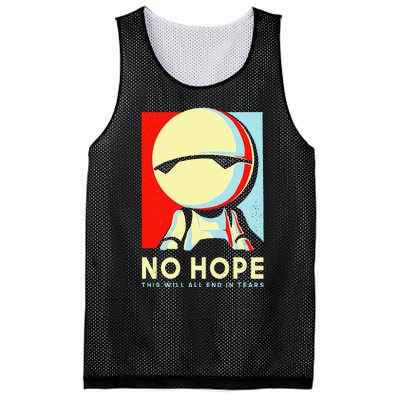 No Hope This Will All End In Tears Mesh Reversible Basketball Jersey Tank