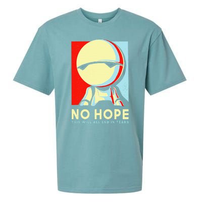 No Hope This Will All End In Tears Sueded Cloud Jersey T-Shirt