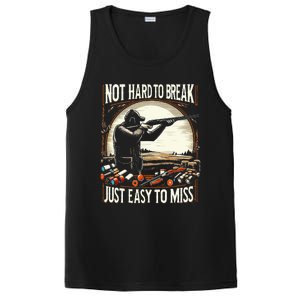 Not Hard To Break Easy To Miss Funny Skeet PosiCharge Competitor Tank