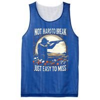 Not Hard To Break Easy To Miss Funny Skeet Mesh Reversible Basketball Jersey Tank