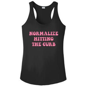 Normalize Hitting the Curb Funny Apparel Ladies PosiCharge Competitor Racerback Tank