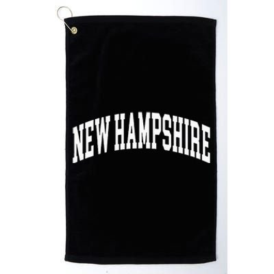 New Hampshire Us College Font Proud American Usa States Platinum Collection Golf Towel