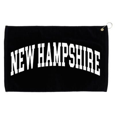 New Hampshire Us College Font Proud American Usa States Grommeted Golf Towel