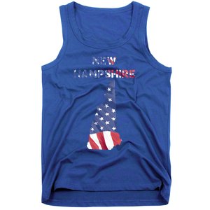 New Hampshire Usa Proud United States America Patriot Flag Funny Gift Tank Top