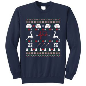 Nurse Heart Ugly Christmas Sweatshirt