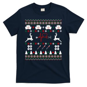 Nurse Heart Ugly Christmas T-Shirt