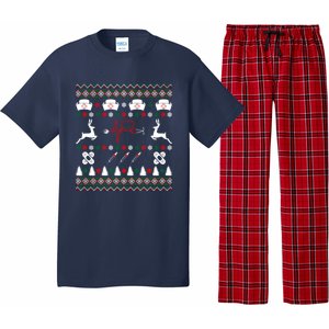 Nurse Heart Ugly Christmas Pajama Set