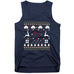 Nurse Heart Ugly Christmas Tank Top