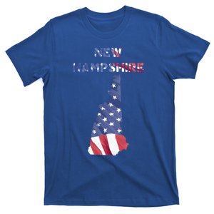 New Hampshire Usa Proud United States America Patriot Flag Gift T-Shirt