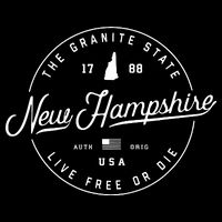 New Hampshire Us State Travel Vacation Shirts Nh Us V-Neck T-Shirt