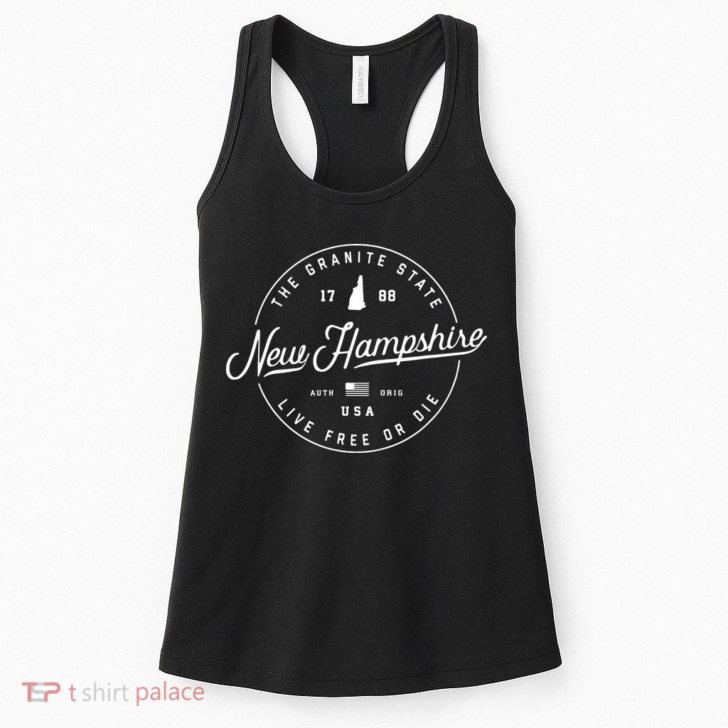 New Hampshire Us State Travel Vacation Shirts Nh Us Womens Tank Top