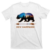 New Hampshire Usa Black Bear Hiking Trails Vacation Souvenir T-Shirt