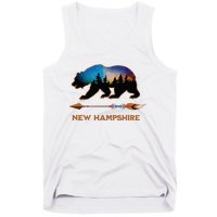 New Hampshire Usa Black Bear Hiking Trails Vacation Souvenir Tank Top