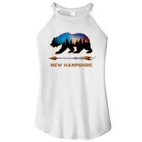 New Hampshire Usa Black Bear Hiking Trails Vacation Souvenir Women’s Perfect Tri Rocker Tank