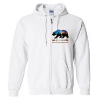 New Hampshire Usa Black Bear Hiking Trails Vacation Souvenir Full Zip Hoodie