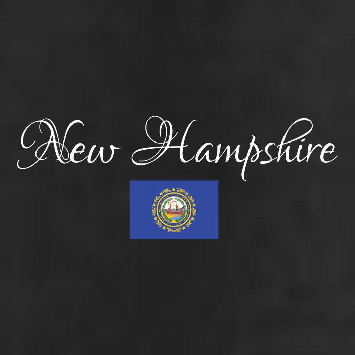 New Hampshire Usa 7 Panel Mesh Trucker Snapback Hat