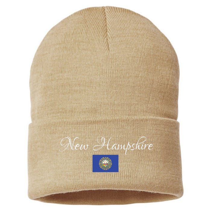 New Hampshire Usa Sustainable Knit Beanie