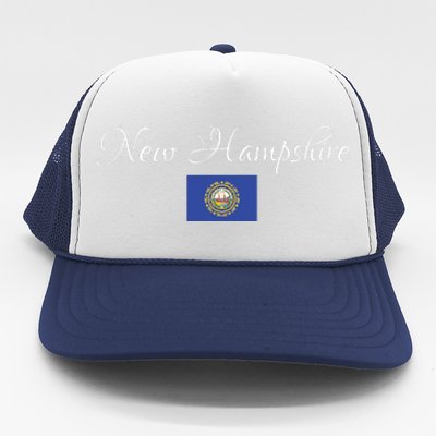 New Hampshire Usa Trucker Hat