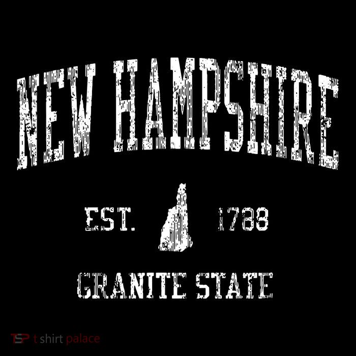 New Hampshire Vintage Sports Design Nh Tall T-Shirt