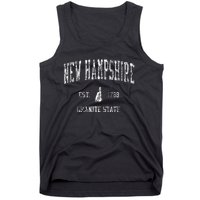 New Hampshire Vintage Sports Design Nh Tank Top