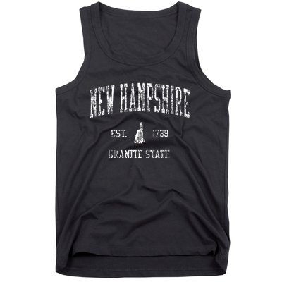 New Hampshire Vintage Sports Design Nh Tank Top