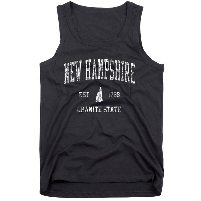 New Hampshire Vintage Sports Design Nh Tank Top