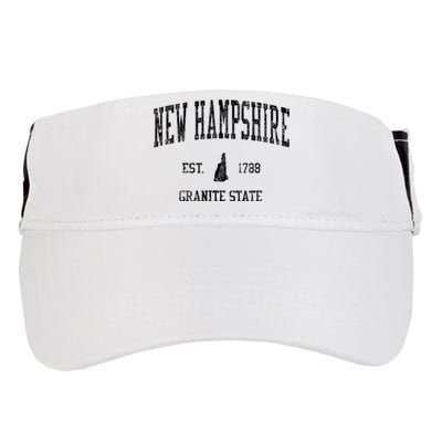 New Hampshire Vintage Established Sports Design Adult Drive Performance Visor