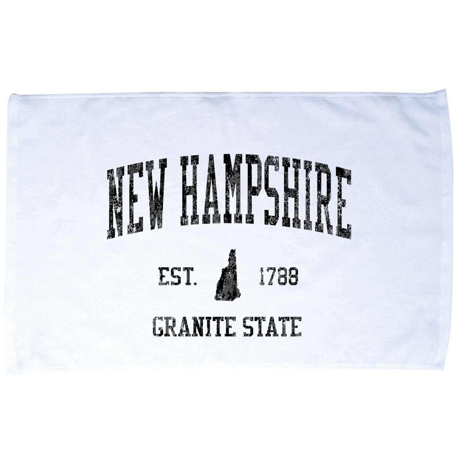 New Hampshire Vintage Established Sports Design Microfiber Hand Towel