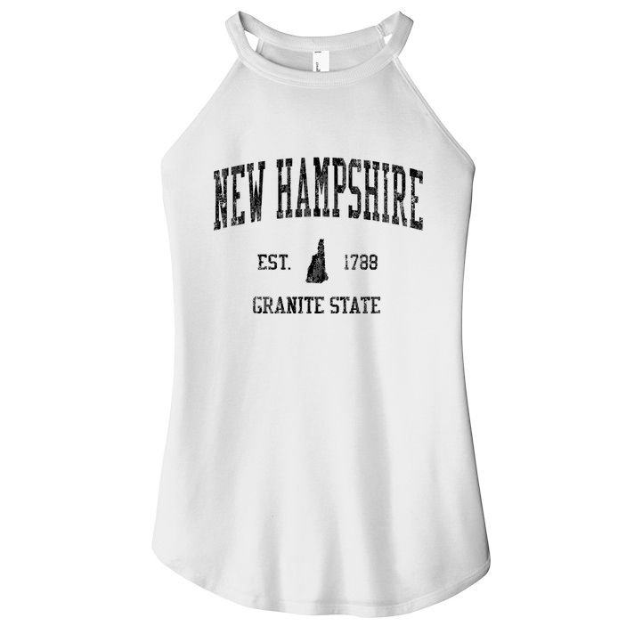 New Hampshire Vintage Established Sports Design Women's Perfect Tri Rocker Tank