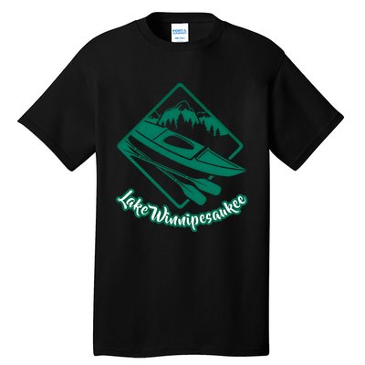 New Hampshire Vacation Lake Winnipesaukee Kayak Kayaking Gift Tall T-Shirt