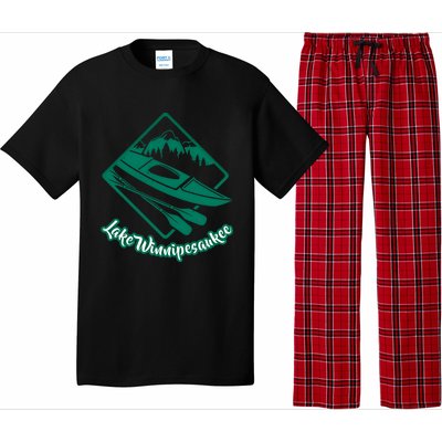 New Hampshire Vacation Lake Winnipesaukee Kayak Kayaking Gift Pajama Set