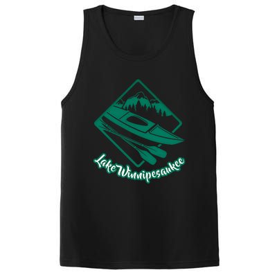 New Hampshire Vacation Lake Winnipesaukee Kayak Kayaking Gift PosiCharge Competitor Tank