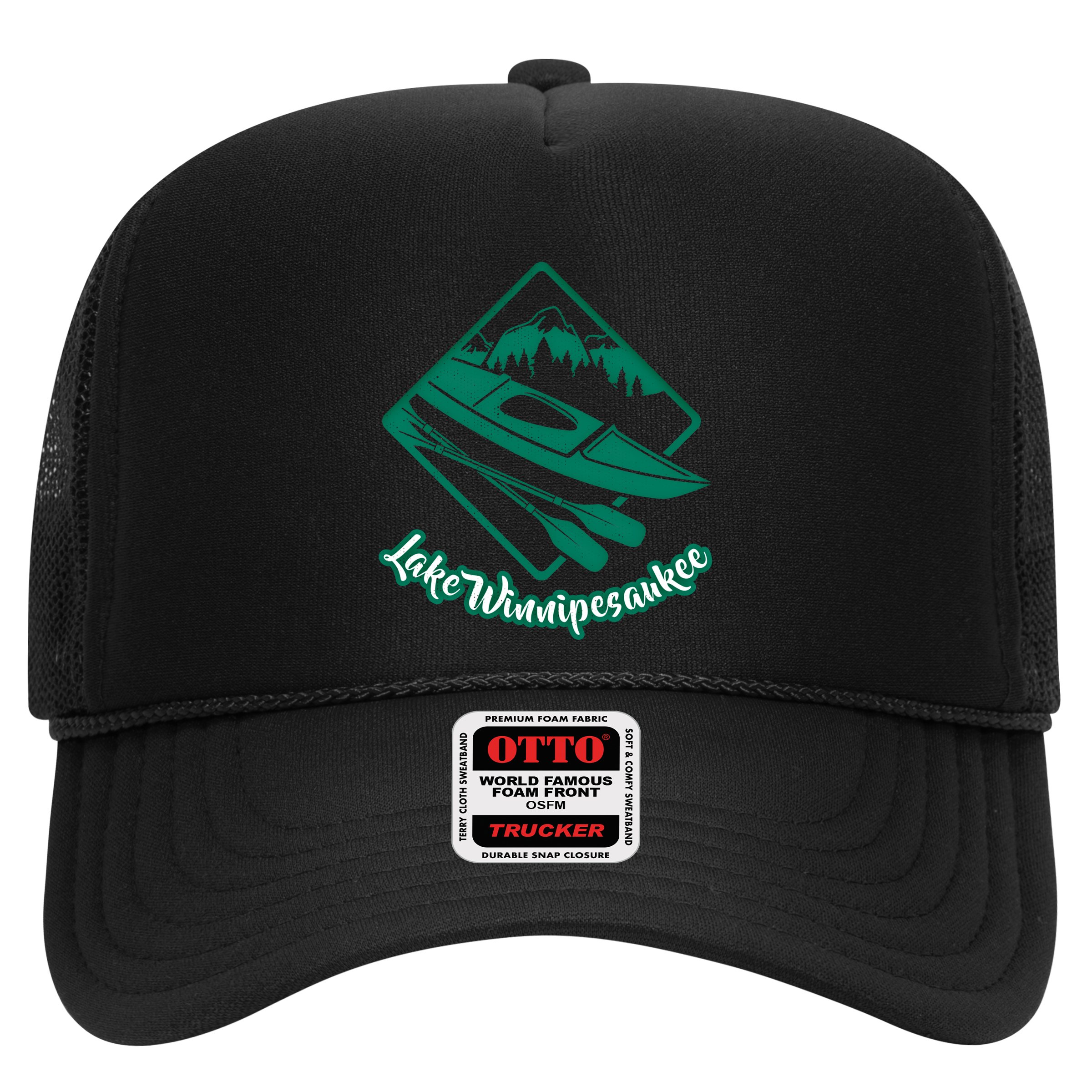 New Hampshire Vacation Lake Winnipesaukee Kayak Kayaking Gift Hat