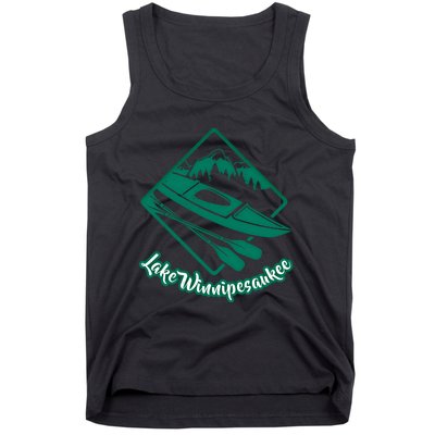 New Hampshire Vacation Lake Winnipesaukee Kayak Kayaking Gift Tank Top