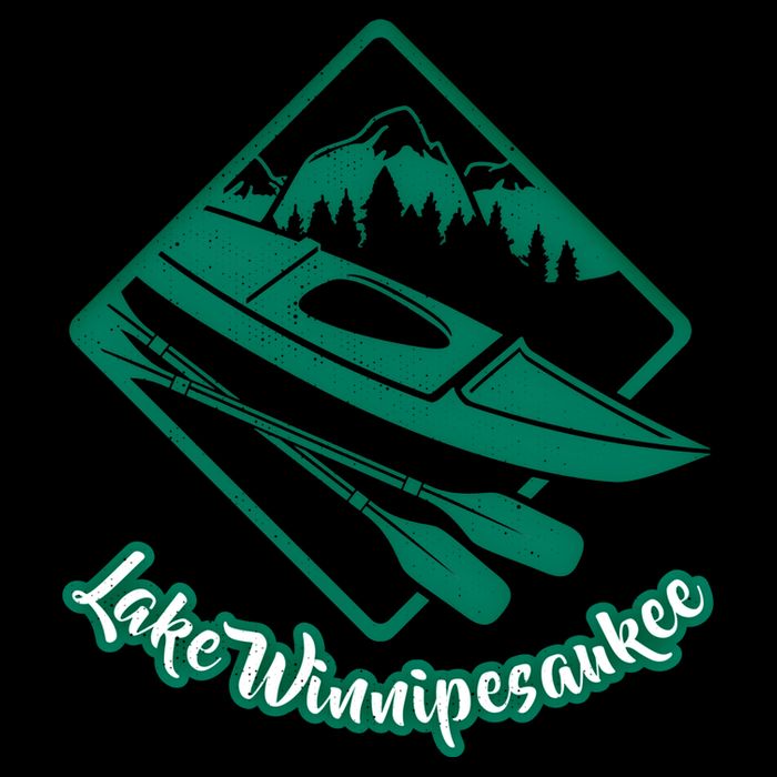 New Hampshire Vacation Lake Winnipesaukee Kayak Kayaking Gift Zip Tote Bag